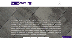 Desktop Screenshot of betonepag.hu